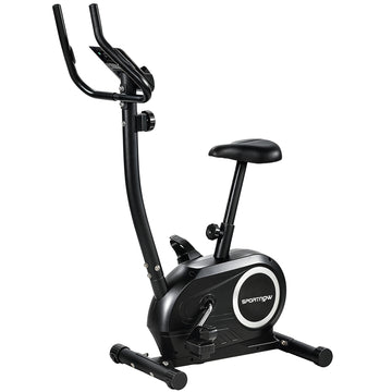 Hometrainer met Bluetooth en magnetische weerstand | Kleur: Zwart | Afmetingen: 51x86x128 cm