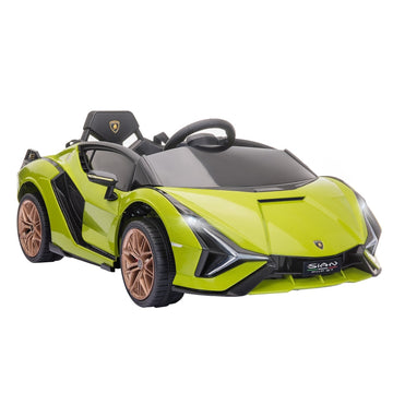 Elektrische kinderauto voor kinderen van 3-5 jaar | Kleur: Geel | Afmetingen: 62x108x40 cm