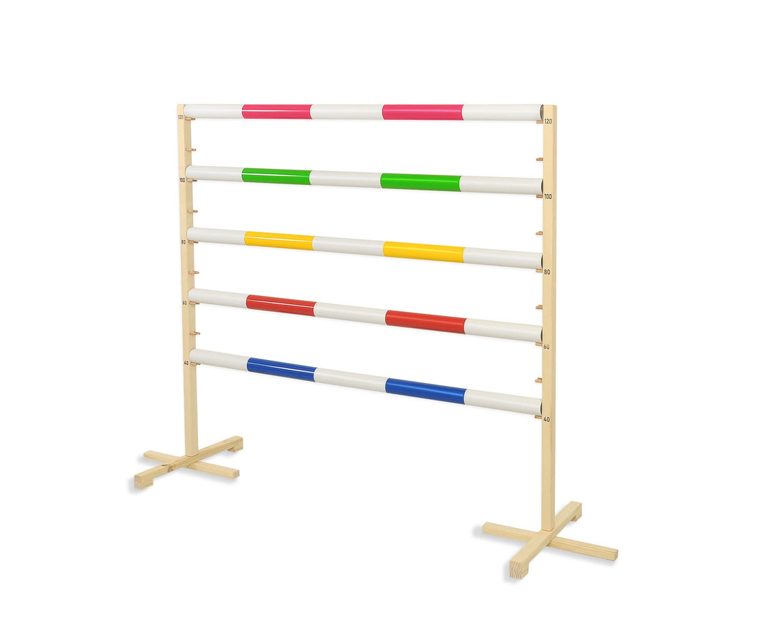 Hopphinder för hobbyhäst - hinderset - justerbart i höjd för säker utomhuslek