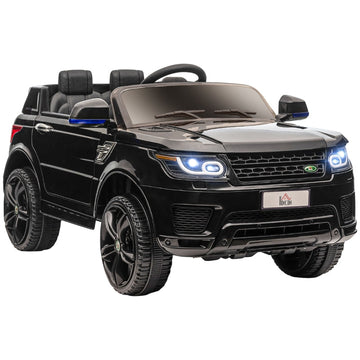 Elektrische kinderauto SUV met dubbele motor | Kleur: Zwart | Afmetingen: 68x110x52 cm