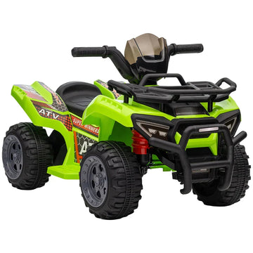 Elektrische kinderquad - Mini quad voor kinderen | Kleur: Groen | Afmetingen: 42x70x45 cm
