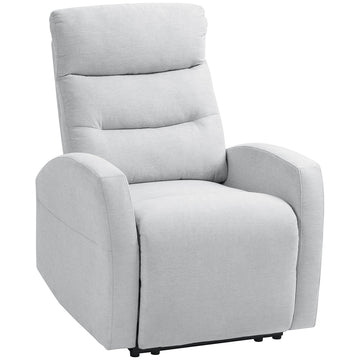 Verstelbare relaxfauteuil met voetensteun - Grijs | Kleur: Grijs | Afmetingen: 76x93x103 cm
