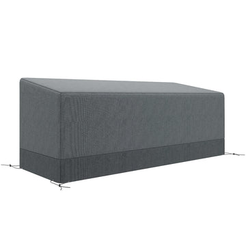 Gartenmeubelhoes 600D Oxford | Kleur: Lichtgrijs | Afmetingen: 190,5x72x76 cm
