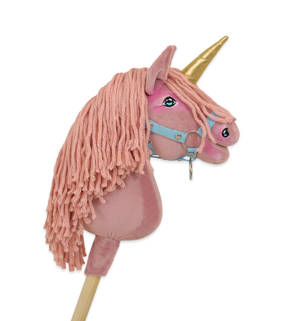 Hobby paardje eenhoorn - stokpaardje - handgemaakt & veilig voor kinderen