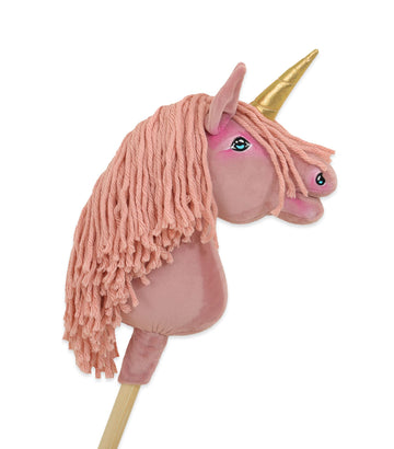Hobby paardje eenhoorn - stokpaardje - handgemaakt & veilig voor kinderen
