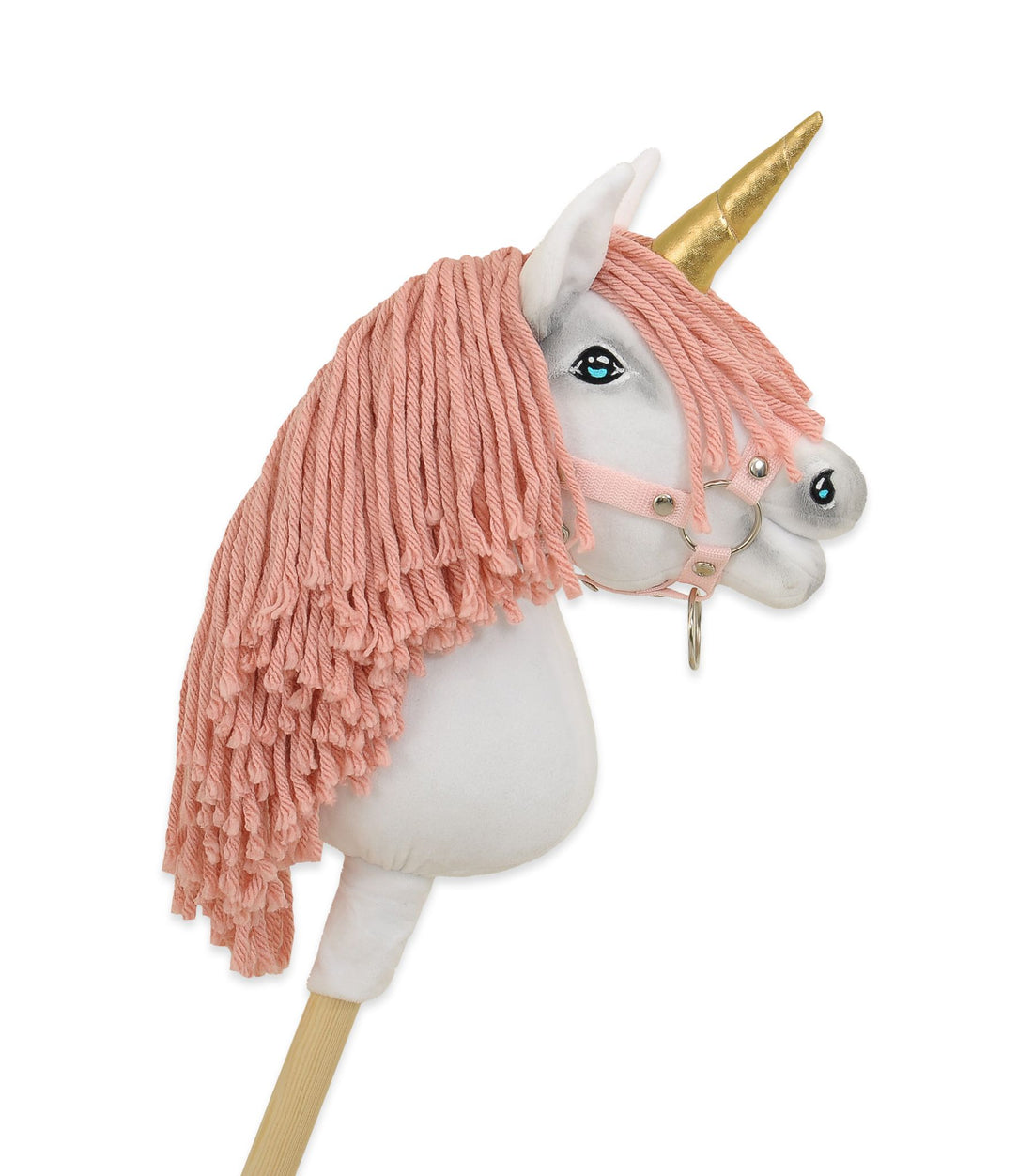 Käpphäst enhörning - käpphäst - handgjord, säker Oeko-Tex, mjuk och slitstark