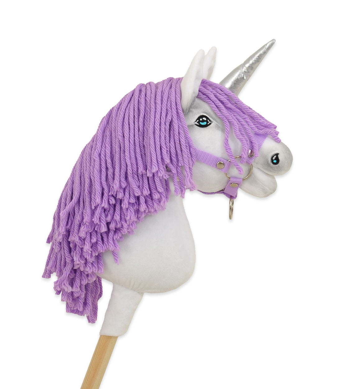 Hobby paardje eenhoorn op stok – stokpaard – handgemaakt & anti-allergisch, veilig speelgoed