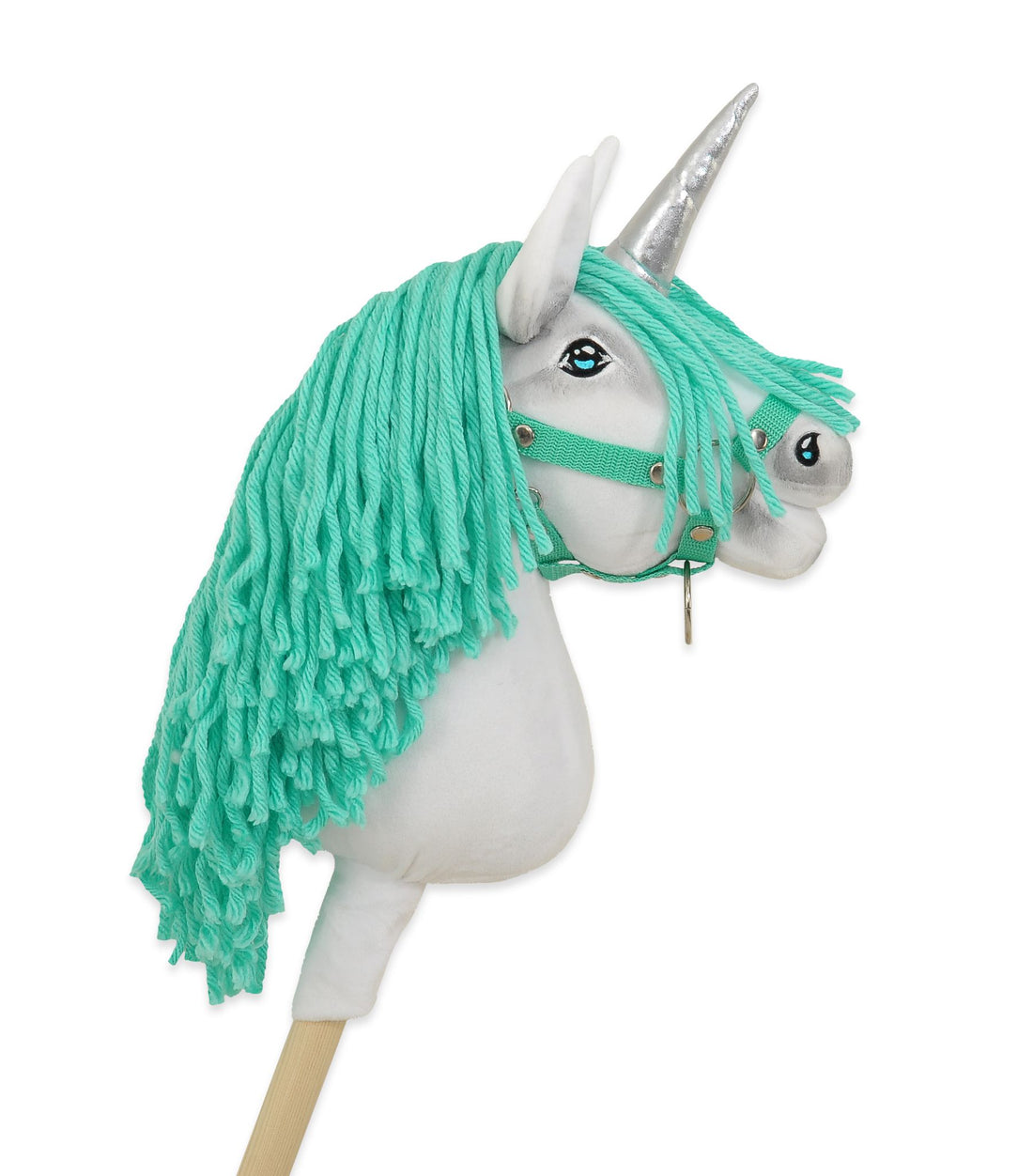 Hobby paardje eenhoorn op stok - stokpaardje - handgemaakt & duurzaam speelplezier