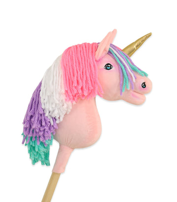 Käpphäst på pinne - enhörningsgosedjur - hållbar och säker leksak för barn