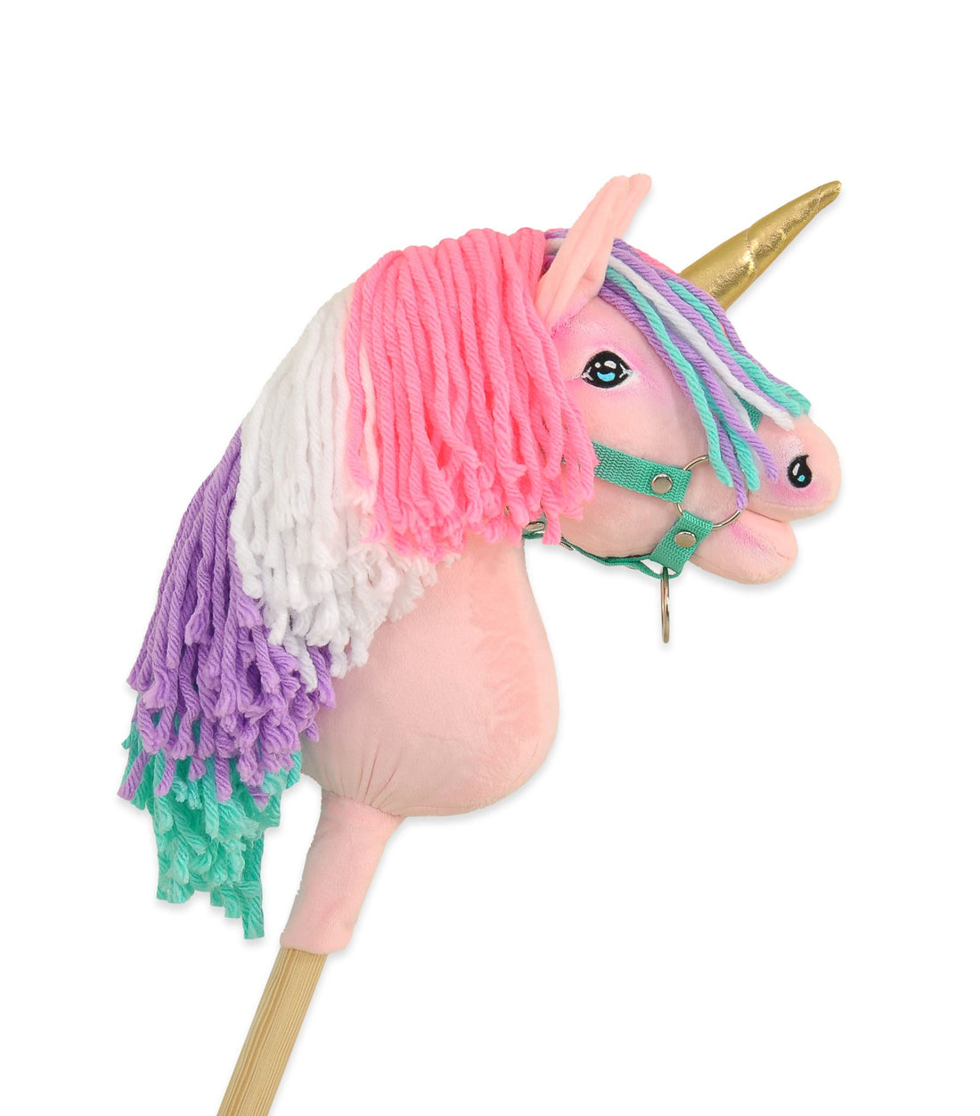 Hobby paardje op stok - eenhoorn knuffel - duurzaam & veilig speelgoed voor kinderen