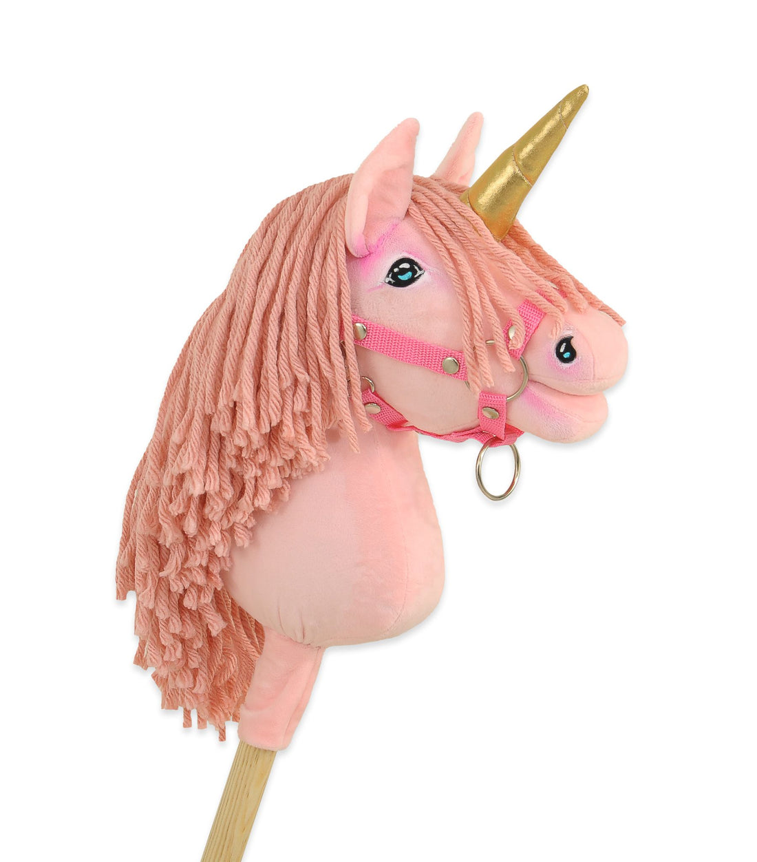 Käpphäst enhörning - enhörningskäpphäst - handgjord och säker för barn