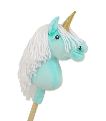 Hobby paardje eenhoorn op stok – stokpaardje – handgemaakt & veilig voor uren speelplezier