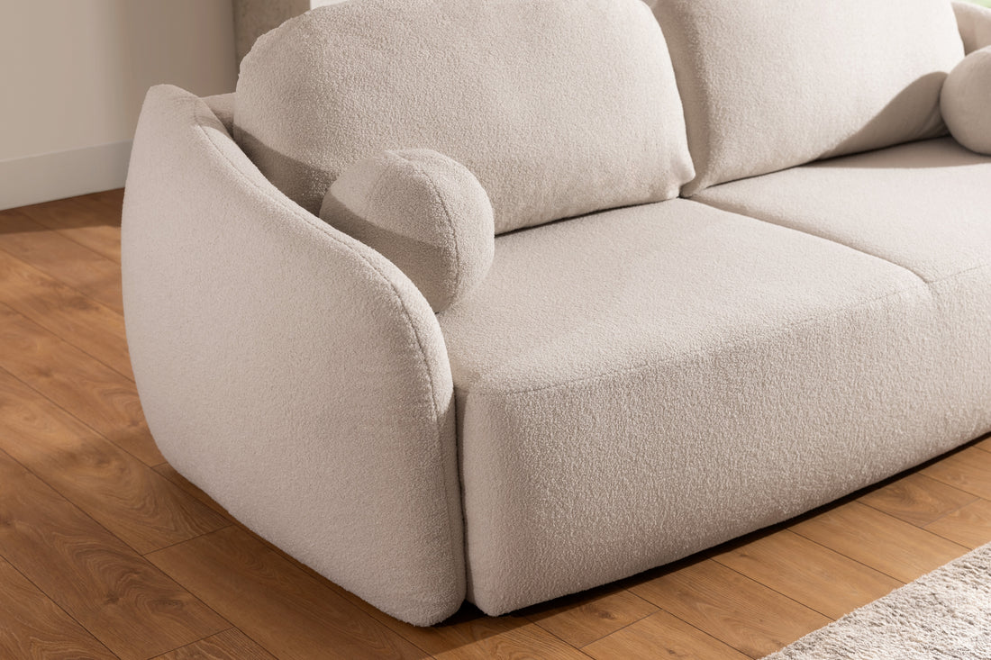 Latina slaapbank met opbergvak – Comfortabel & stijlvol | Diverse kleuren | 258x95x104 cm