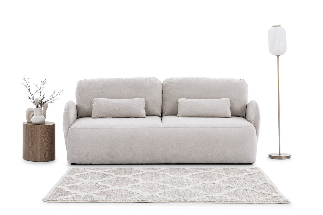 Dinel bank met slaapfunctie en beddengoedopberging – Comfortabel en modern | Kleur: Diverse opties