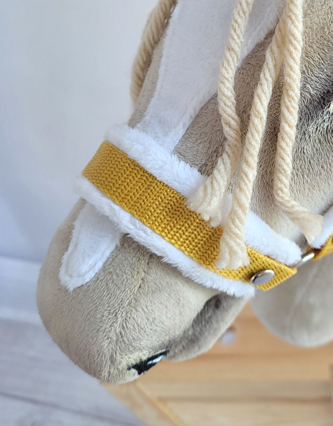 Grimma för hobbyhäst - hästgrimma - mjuk och bekväm, justerbar och slitstark