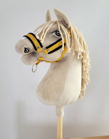 Verstelbare halster, hoofdstel - perfecte pasvorm en zacht bont voor Hobby Horse A3