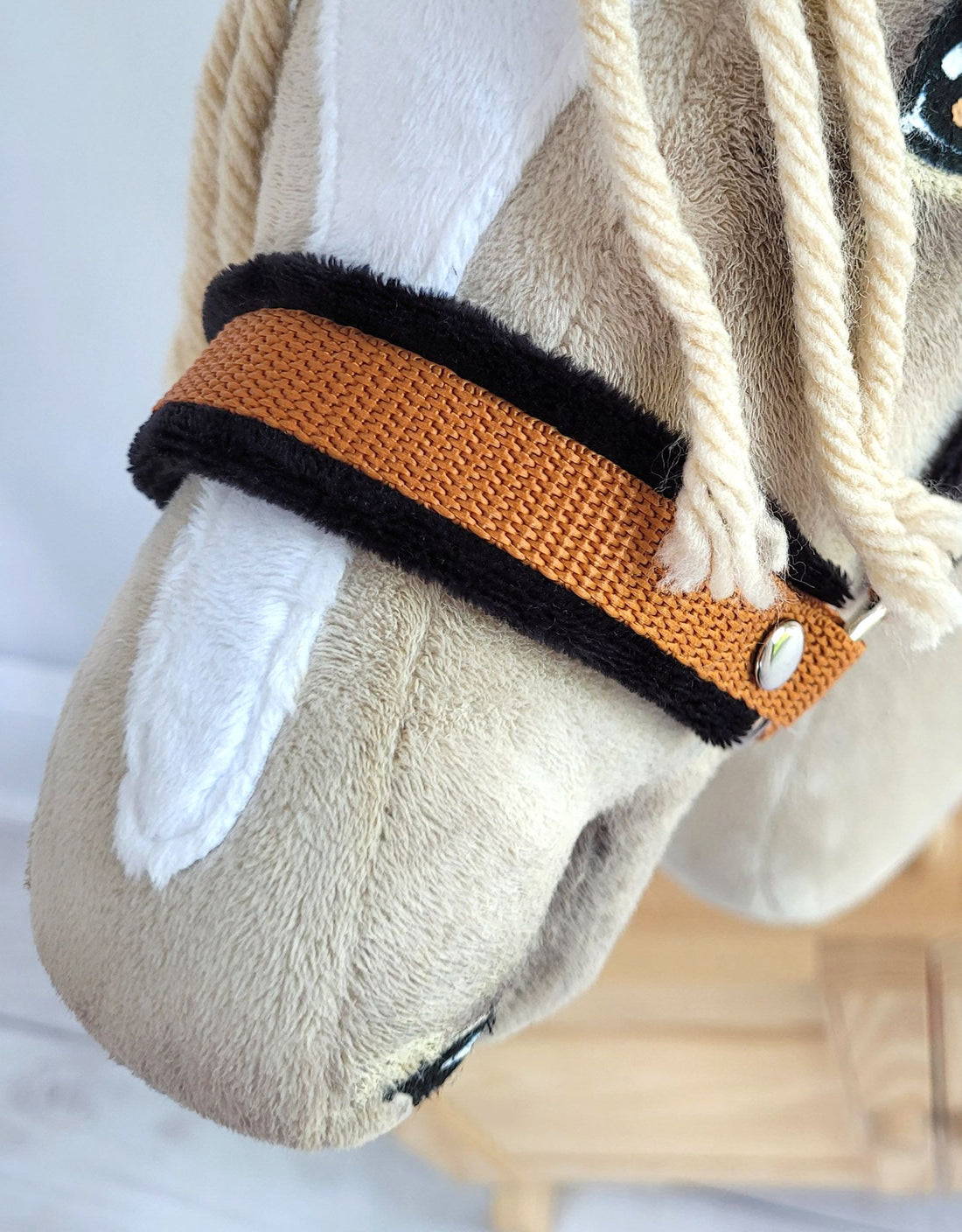Verstelbaar halster - paardentuig - zachte voering, robuust & comfortabel nylon, maat A3