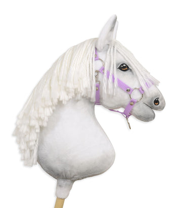 Verstelbaar halster, paardenhalster, stevig en comfortabel – geschikt voor Hobby Horse A3, paars