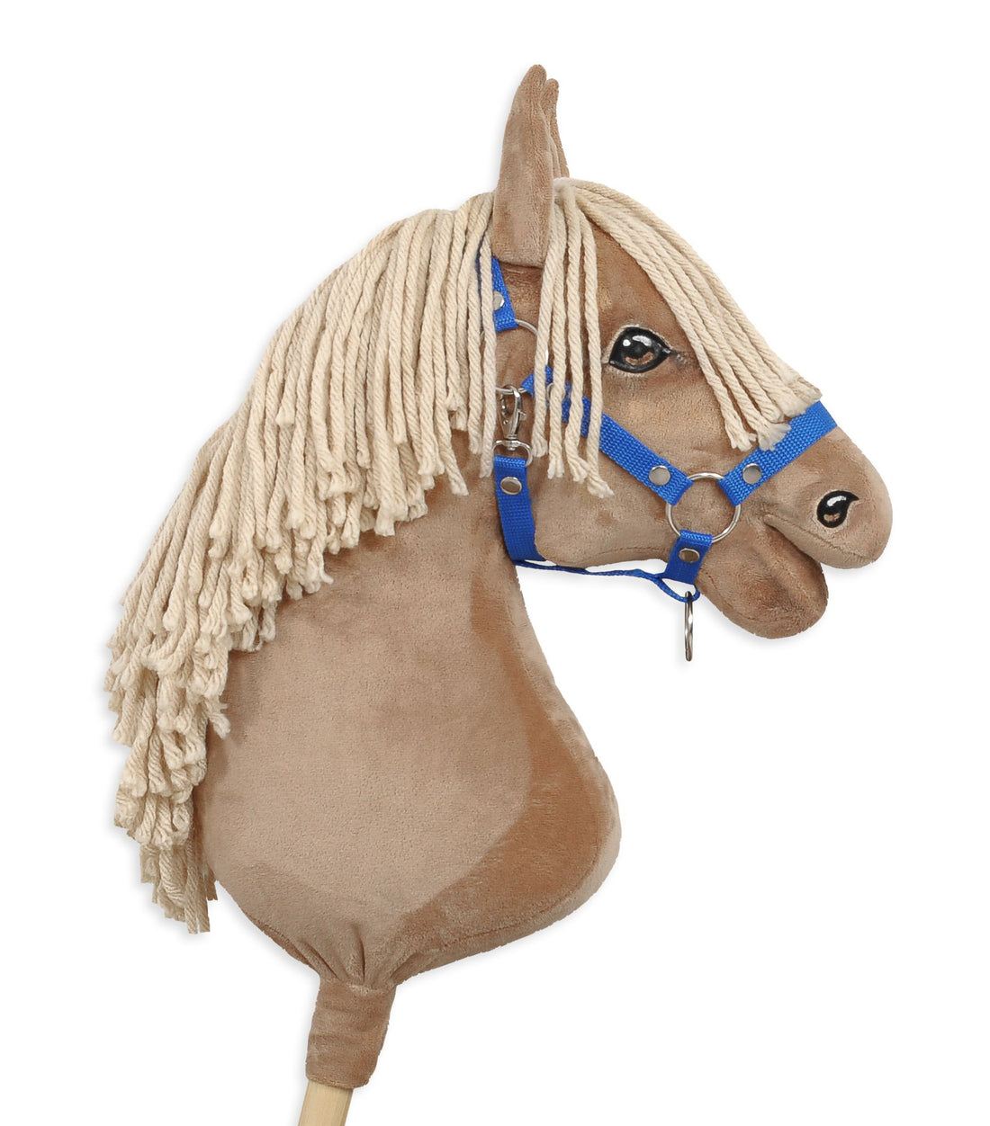 Verstelbare halster - paardenhalster - perfecte pasvorm, duurzaam nylon, blauw, maat A3