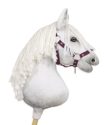 Verstelbare halster, paardenhalster, optimale pasvorm – pruim – Hobbypaard A3