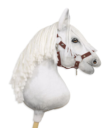 Verstelbaar halstertouw - paardenlijn - perfecte pasvorm - hobby paard - bruin