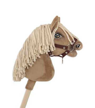 Hobby Horse grimma - hästgrimma - smutsavvisande och slitstark polyester, storlek A4 Liten, brun