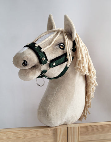 Verstelbare halster, paardenhalster, zachte pluche voering – optimale pasvorm, maat A3