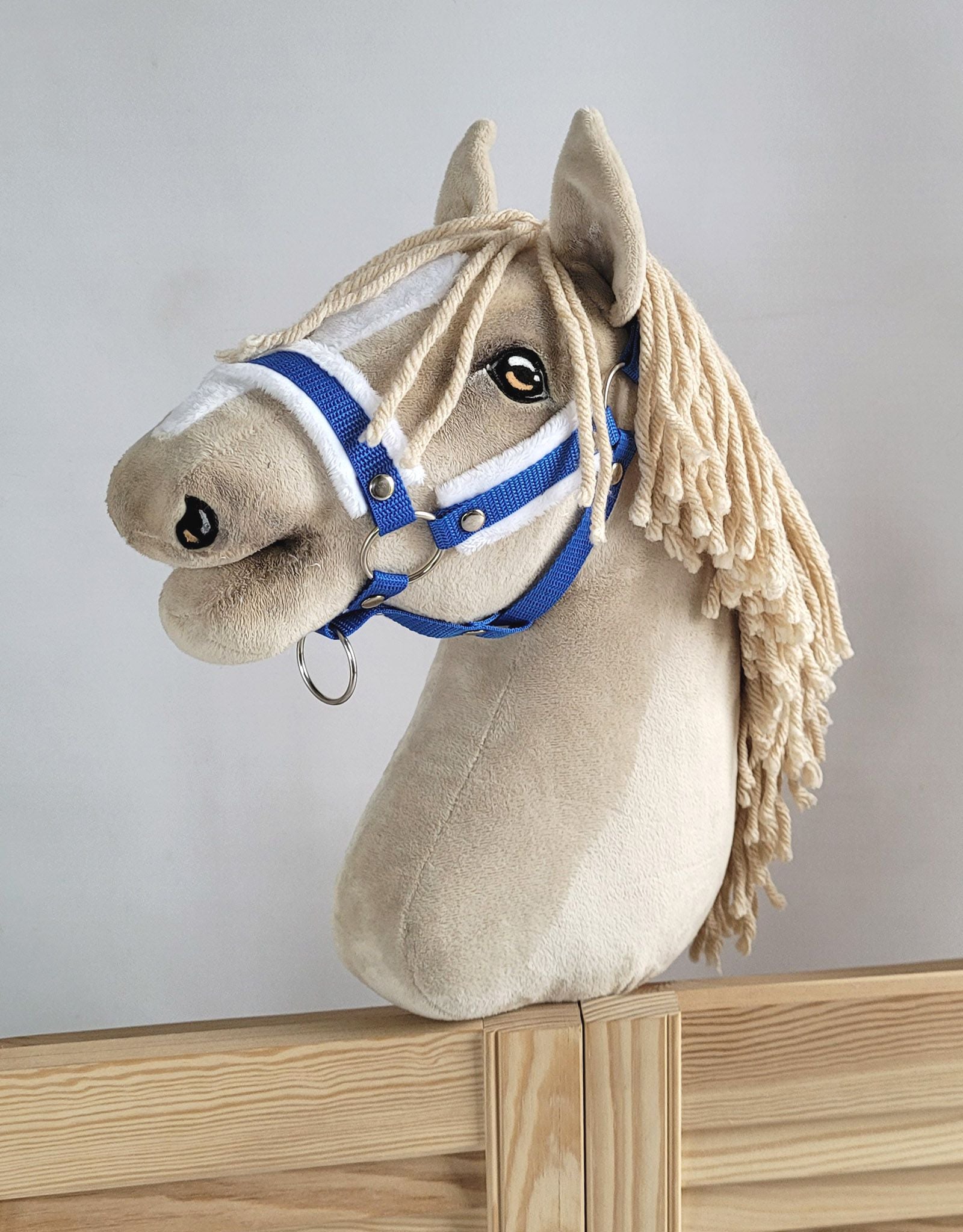 Verstelbaar halster - paardenhalster - zacht en comfortabel voor Hobby Horse A3