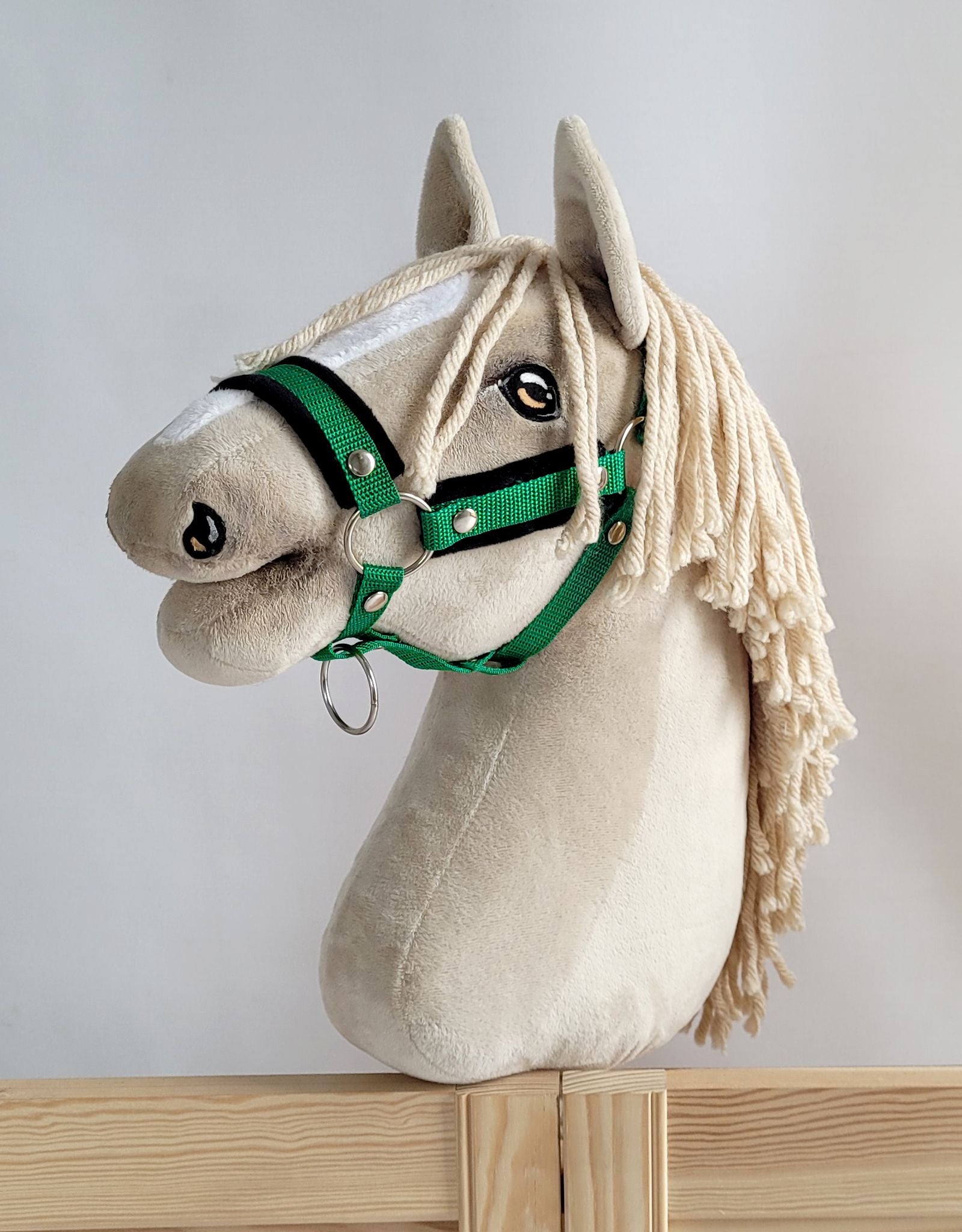 Verstelbaar hoofdstel, halster, extra comfort - robuust nylon & zacht pluche voor hobby paard
