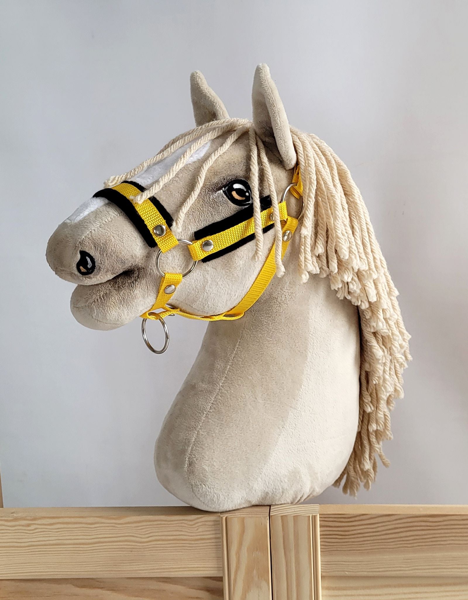 Verstelbare halster, paardenhalster, extra comfort door zachte bontvoering