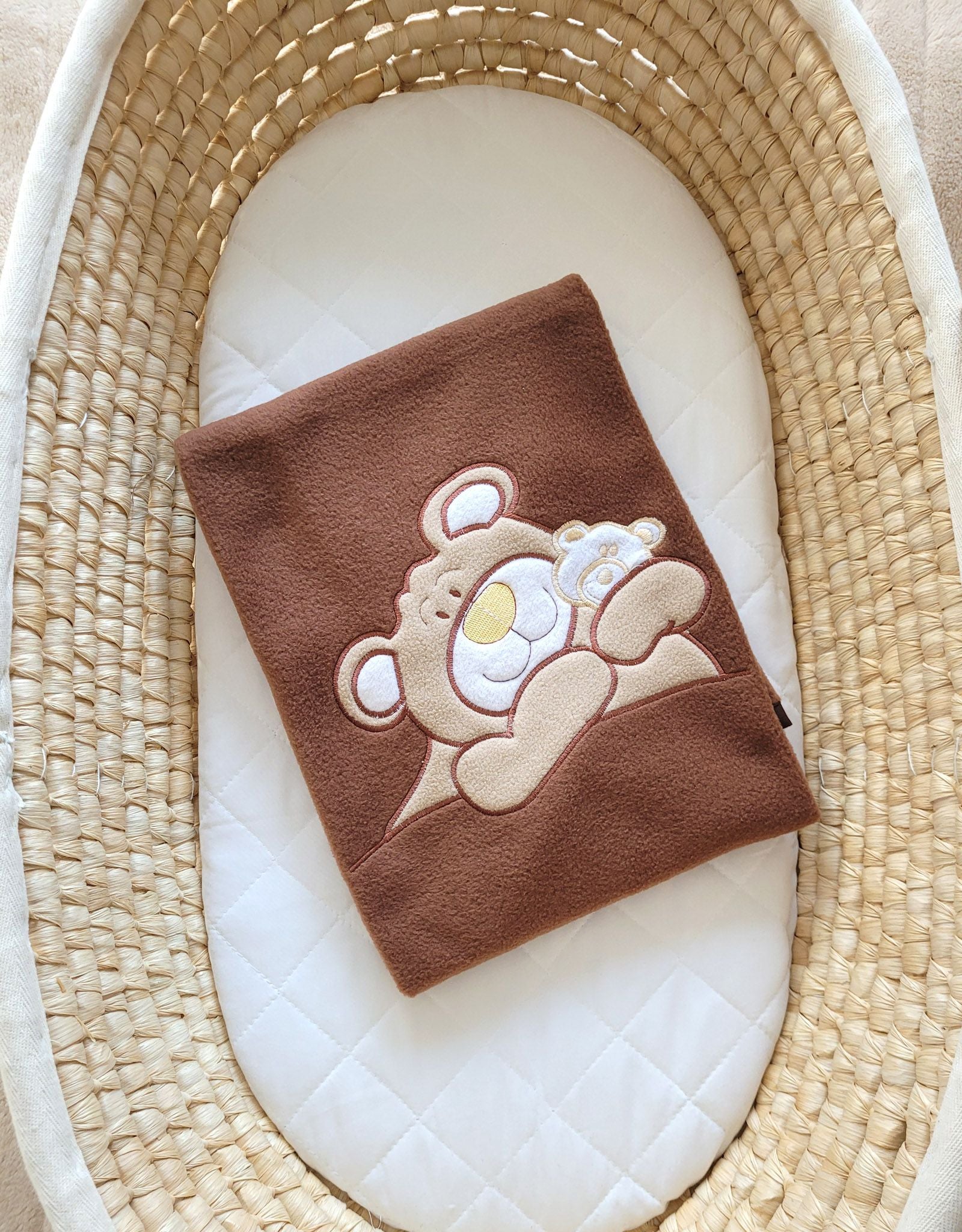 Polar fleece babyfilt - mjuk babyfilt - extra varm och bekväm