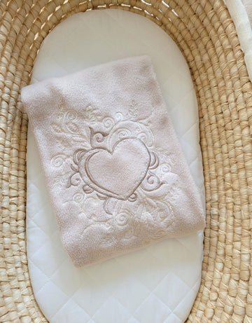 Polar fleece babyfilt - mjuk värmefilt - perfekt för kalla dagar