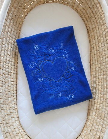 Polarfleece-filt för spjälsängen - varm spjälsängsfilt - extra mjuk och snabbtorkande fleece