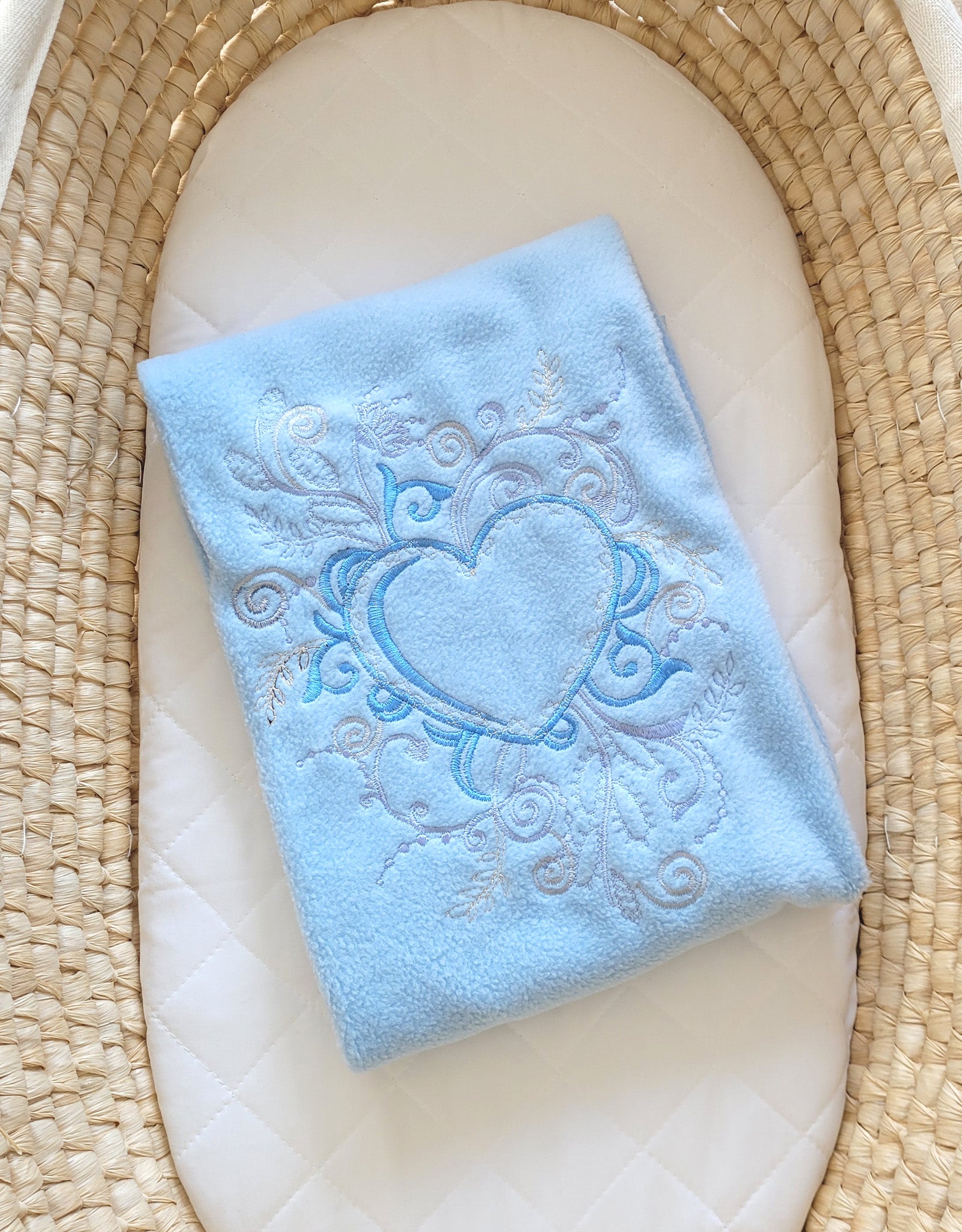 Polarfleecefilt baby - mjuk filt - varm och bekväm för spjälsäng och barnvagn