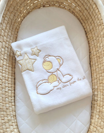 Polar fleece babydeken - wikkeldeken - zacht & warm voor pasgeborenen, snelle droogtijd