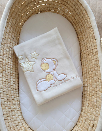 Polar fleece babyfilt - babyfilt - extra varm och mjuk för spjälsäng och barnvagn