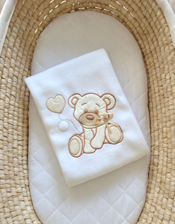 Polar fleece babydeken - zachte babydeken - warm en comfortabel voor kinderwagen