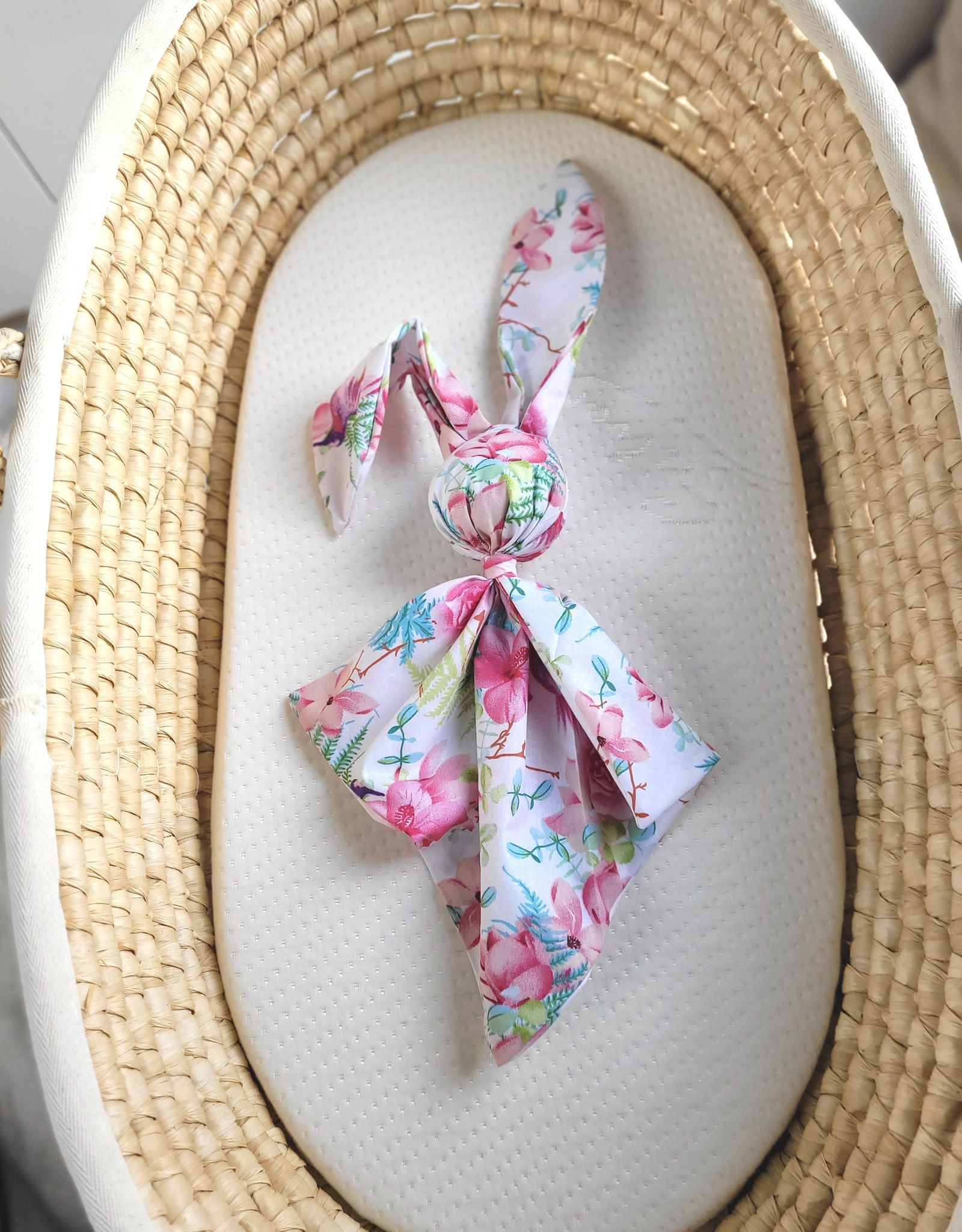 Konijnenknuffeldoekje – baby knuffel – extra zacht & duurzaam katoen