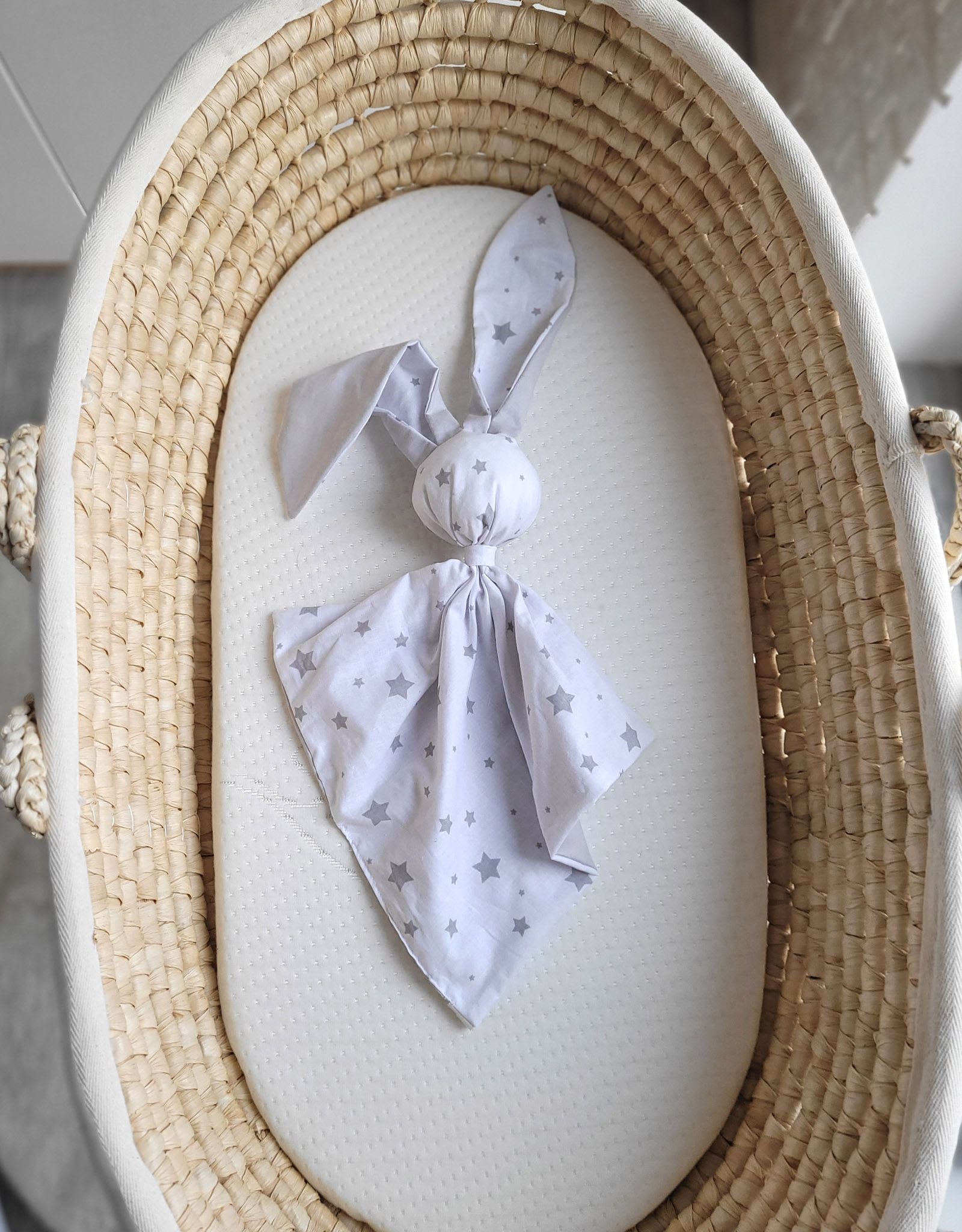 Baby konijnendeken - knuffeldoekje - extra zacht katoen voor comfort