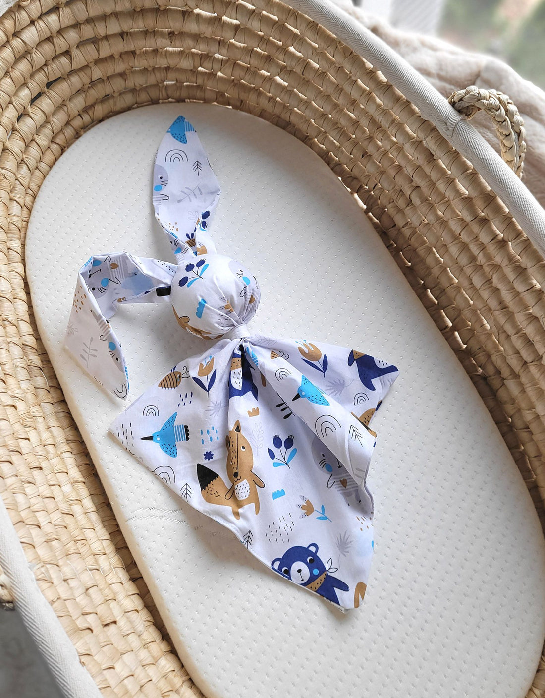 Babyfilt - gosfilt - extra mjuk och säker bomull, dubbelt lager