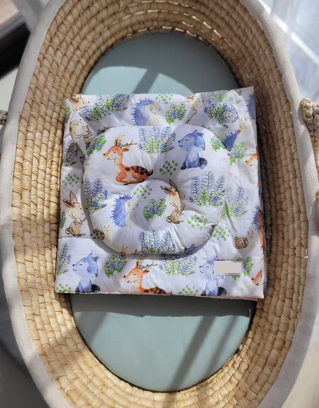 Filt- och kuddset - babysängset - Oeko-Tex bomull, hudvänlig och bekväm