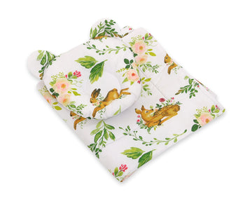 Babybedset Teddy - babybeddengoed - ademend katoen voor comfortabel slapen