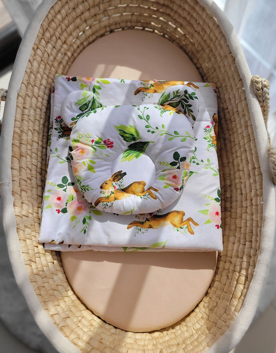 Babybedset Teddy - babybeddengoed - ademend katoen voor comfortabel slapen