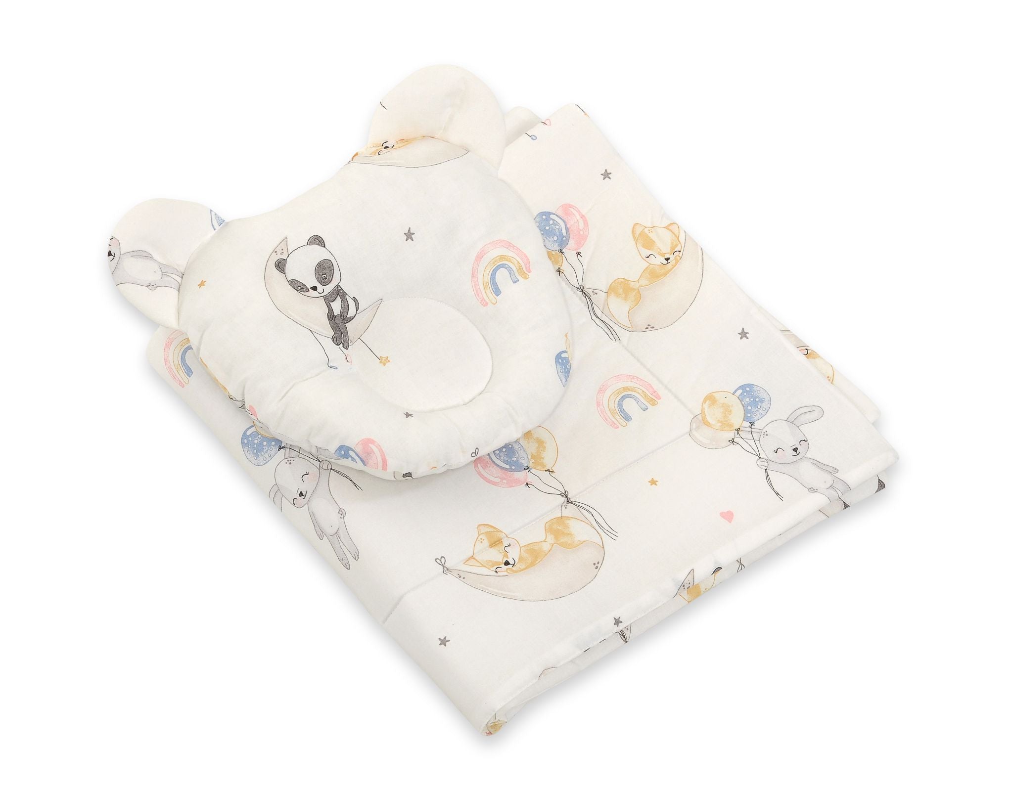 Babybedset - babybeddengoed - Oeko-Tex katoen, huidvriendelijk voor baby's, 2-delig