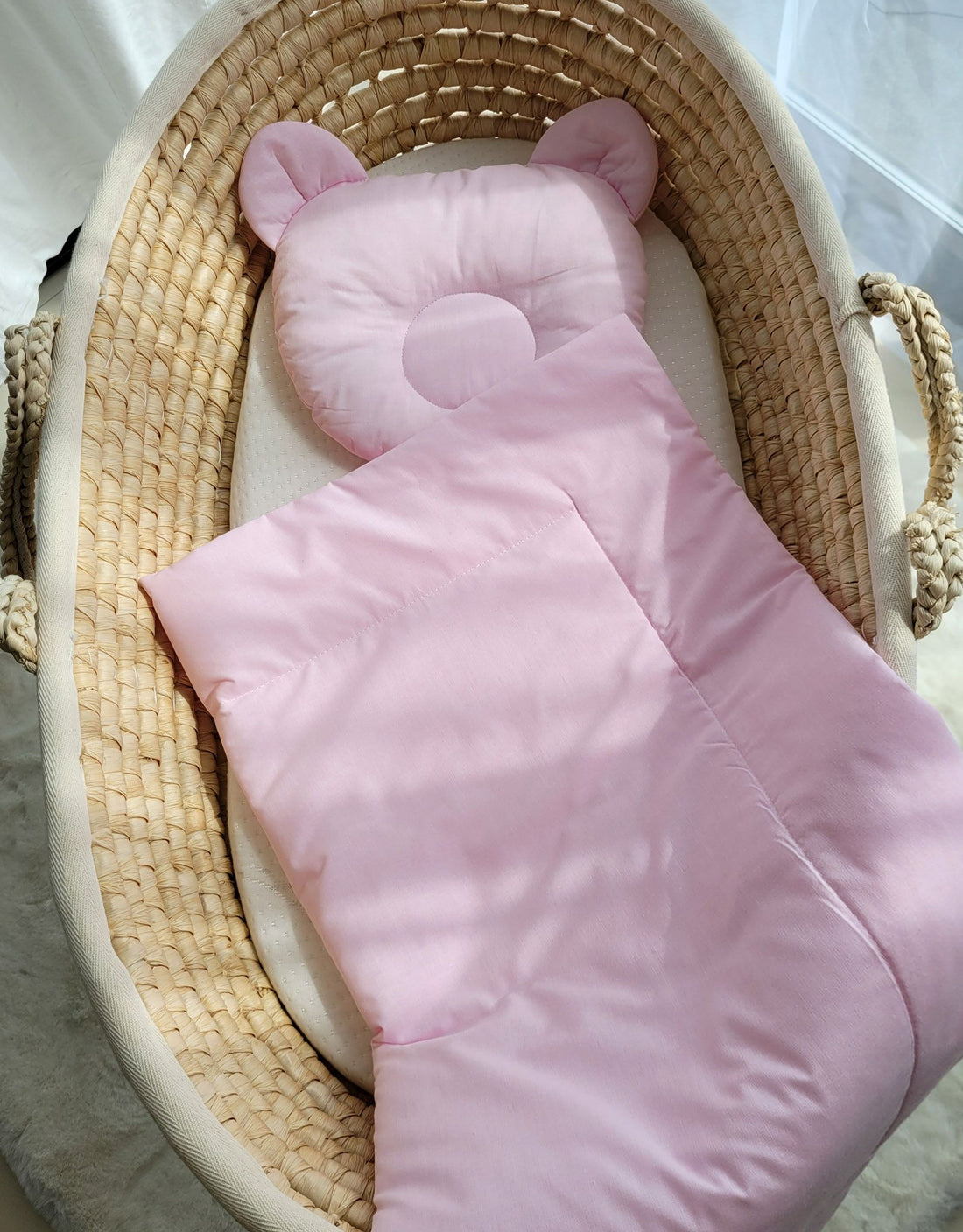 2-delige babybeddenset - wiegset - 100% katoen, extra zacht en Okotex-gecertificeerd