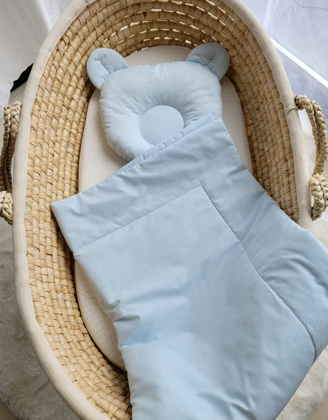 Baby beddengoed set - babylinnen - huidvriendelijk katoen, voorkomt plat hoofdje