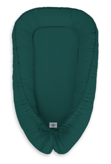 Baby nest, cocoon, veilig en verstelbaar comfort - dubbelzijdig - BellaFurn - flessengroen