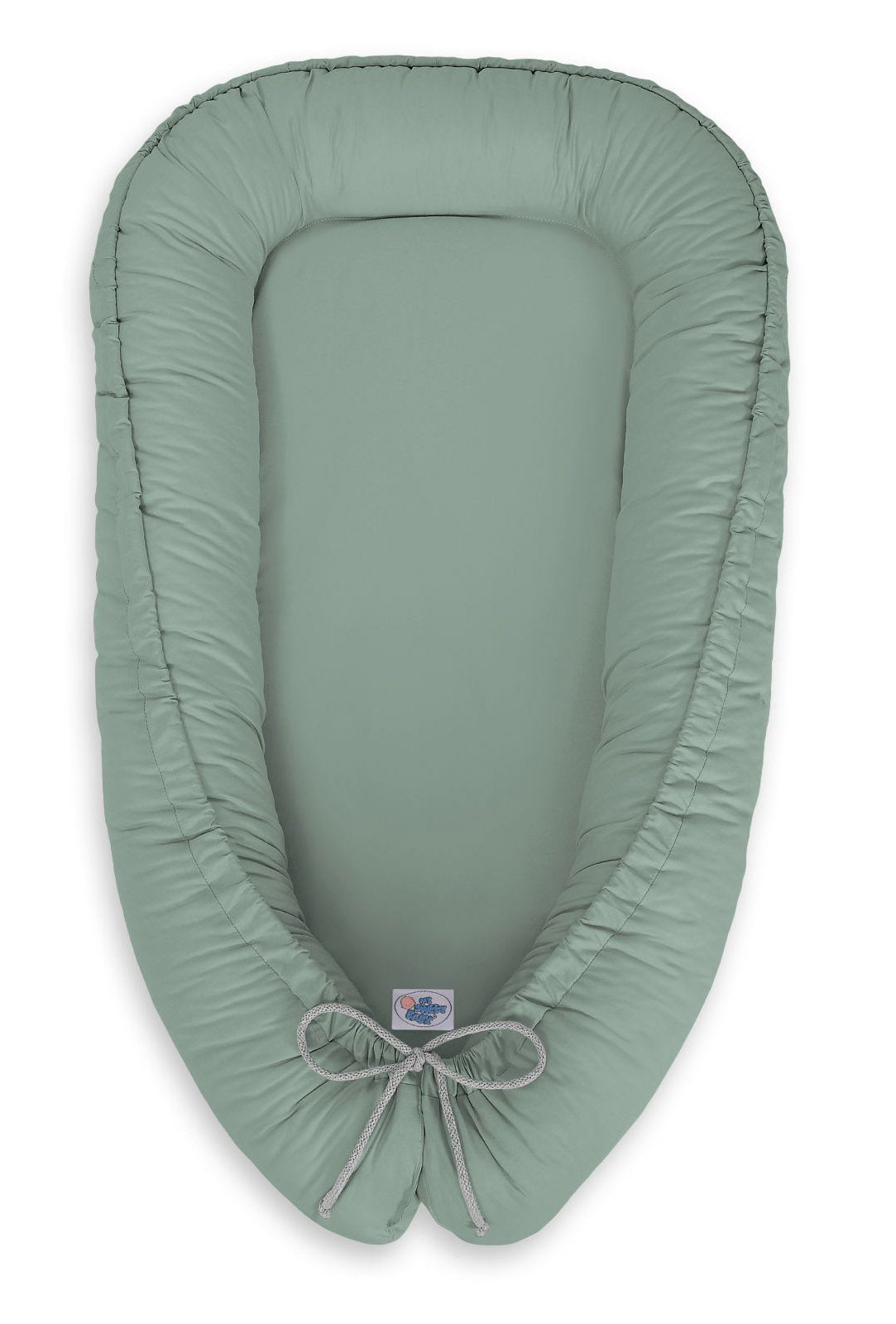 Baby nest, cocon, veilig en comfortabel slapen - dubbelzijdig, Oeko-Tex katoen, pastelgroen