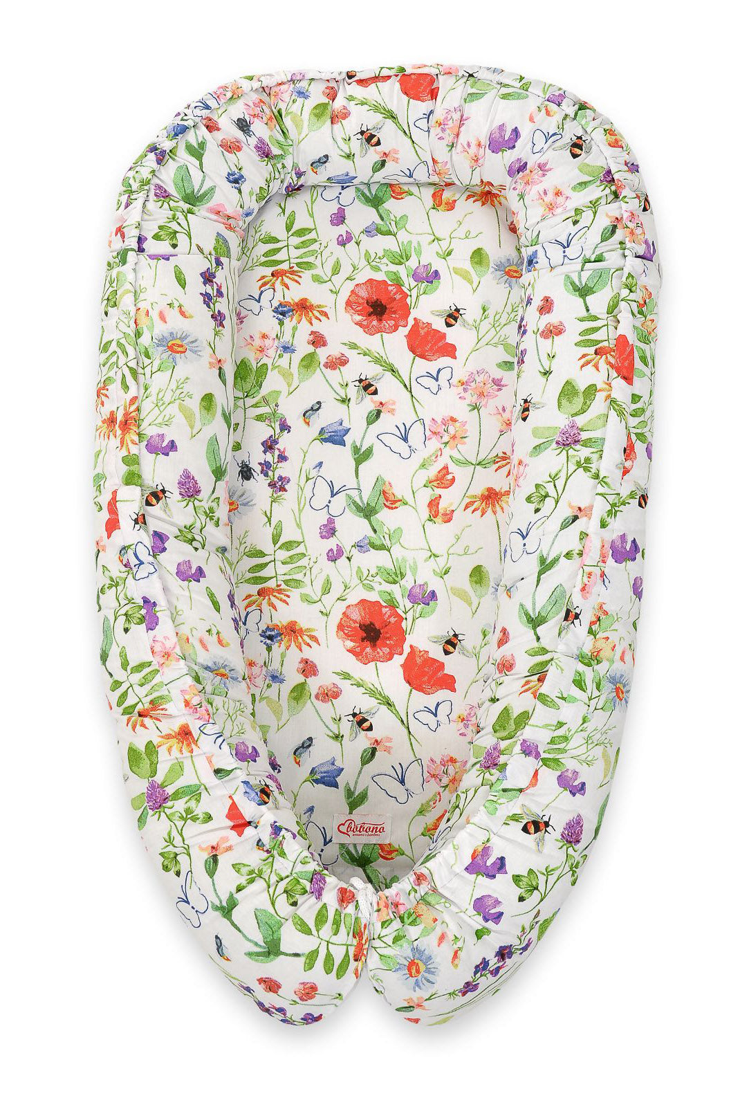 Dubbelzijdig baby nest – cocoon – verstelbaar en ademend comfort – Oeko-Tex katoen