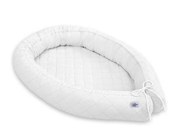 2-in-1 baby nest cocon - slangenkussen bumper - ademend en veilig slapen